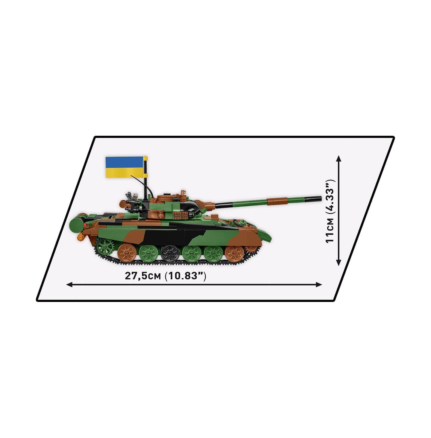Детский конструктор COBI Armed Forces T-72 M1R Movable Rotating Turret 724-Piece Building Set, Ages 9+ — фото 3