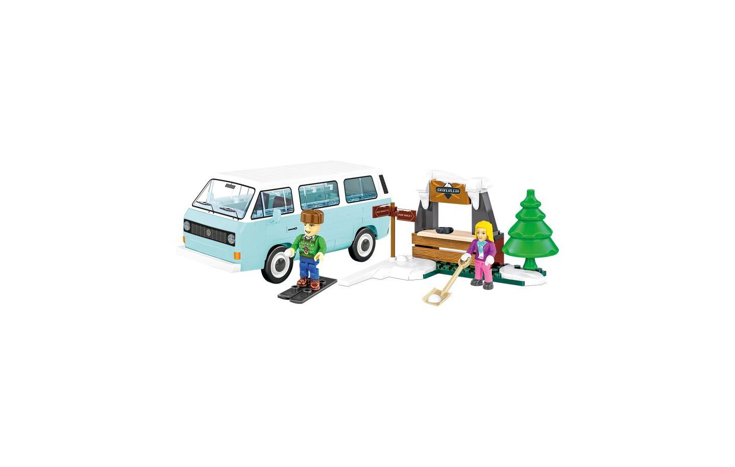 Детский конструктор COBI Winter Adventure VW T3 189-Piece Building Set, Ages 7+ — фото 3