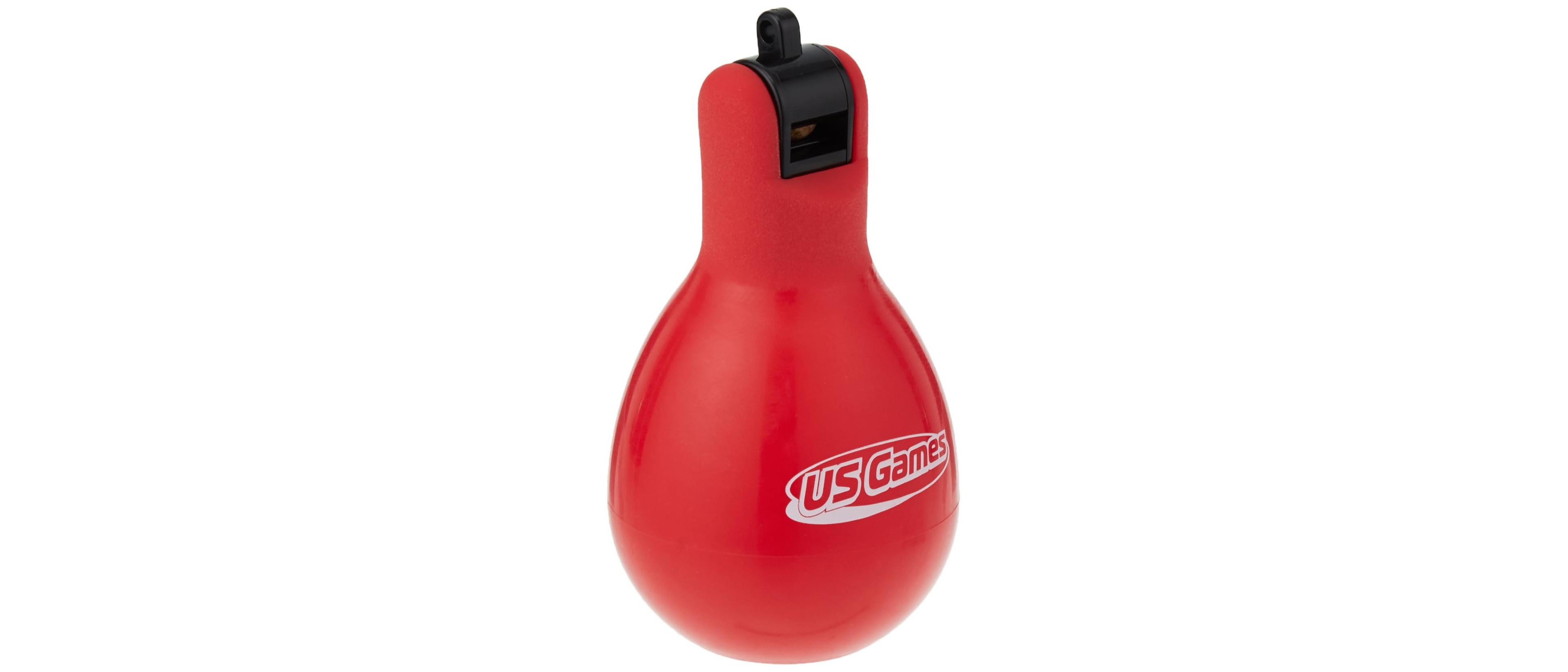 Amber Sports Us Games Hand Squeeze Whistle, Medium