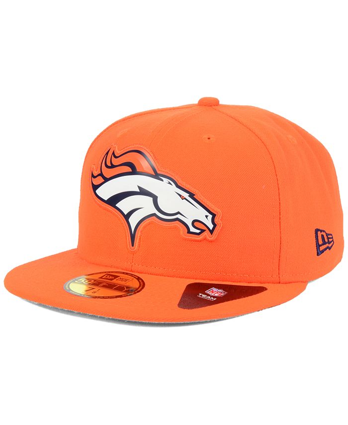 New Era Denver Broncos Beveled Team 59FIFTY Cap - Macy's