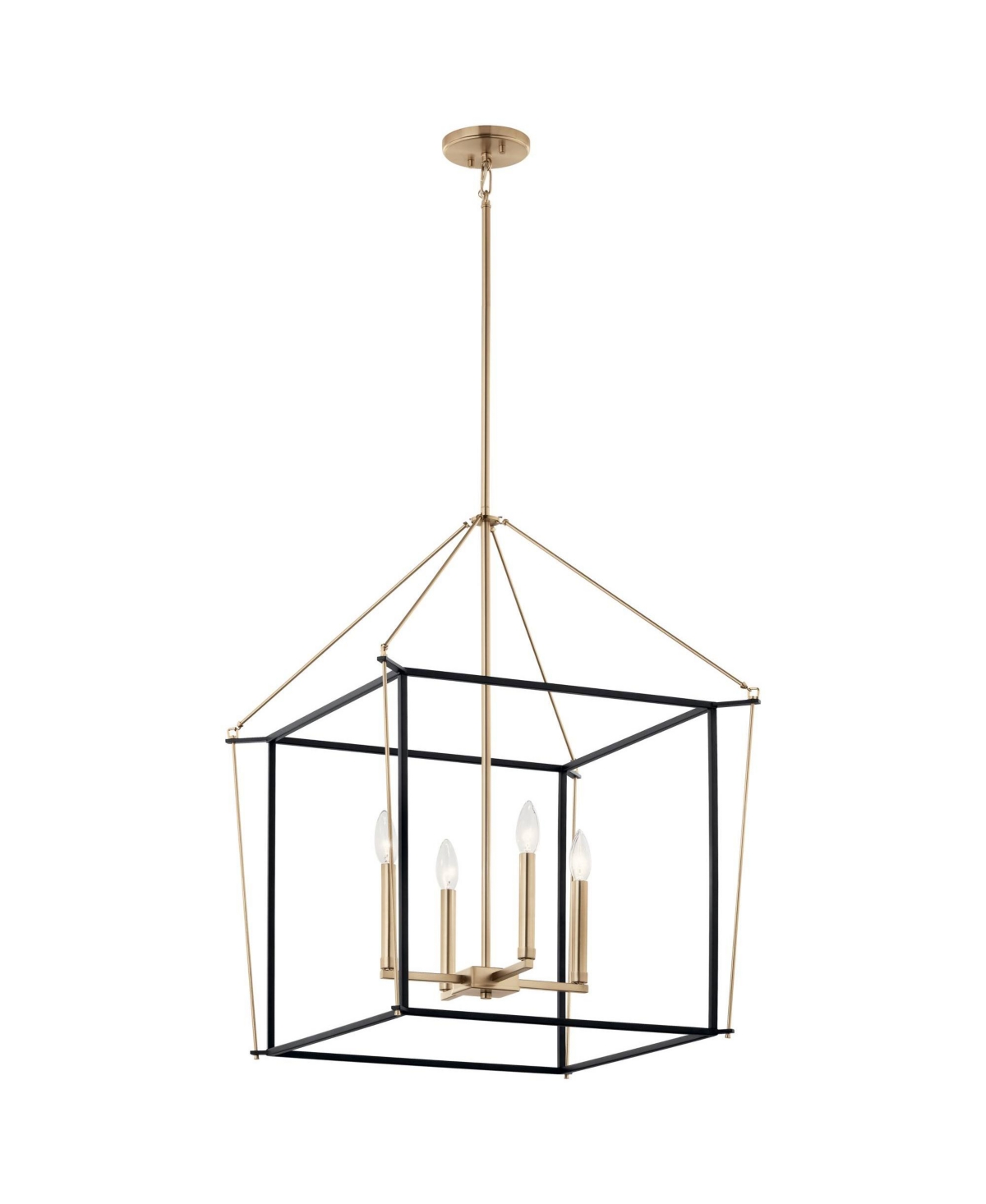 Kichler Eisley 22 1/4"W Champagne Bronze and Black Chandelier