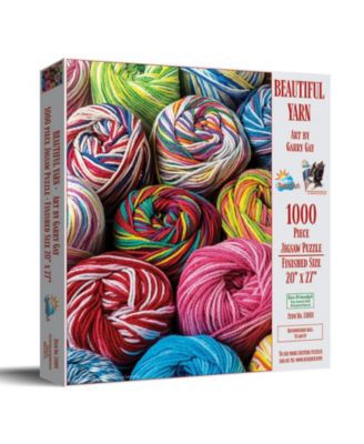 Beautiful Yarn 1000-Piece Specialty Die-Cut Interlocking Jigsaw Puzzle, Ages 15+