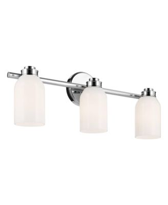 Shae Chrome Bath 3Lt with Opal Glass
