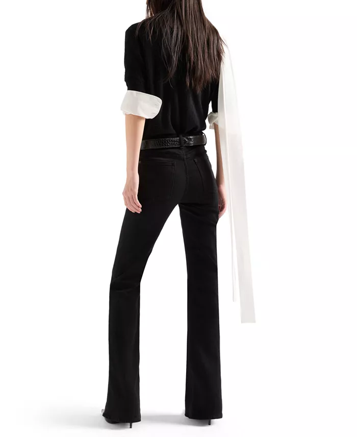 Women's Leggy Mid-Rise Denim Bootcut Jeans - thumbnail 5