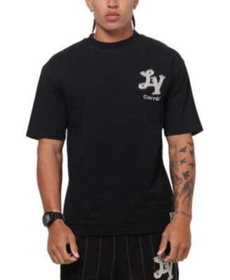 Men's Los Angeles City Series Oversized-Fit Contrast Gothic Chest Logo Print T-Shirt