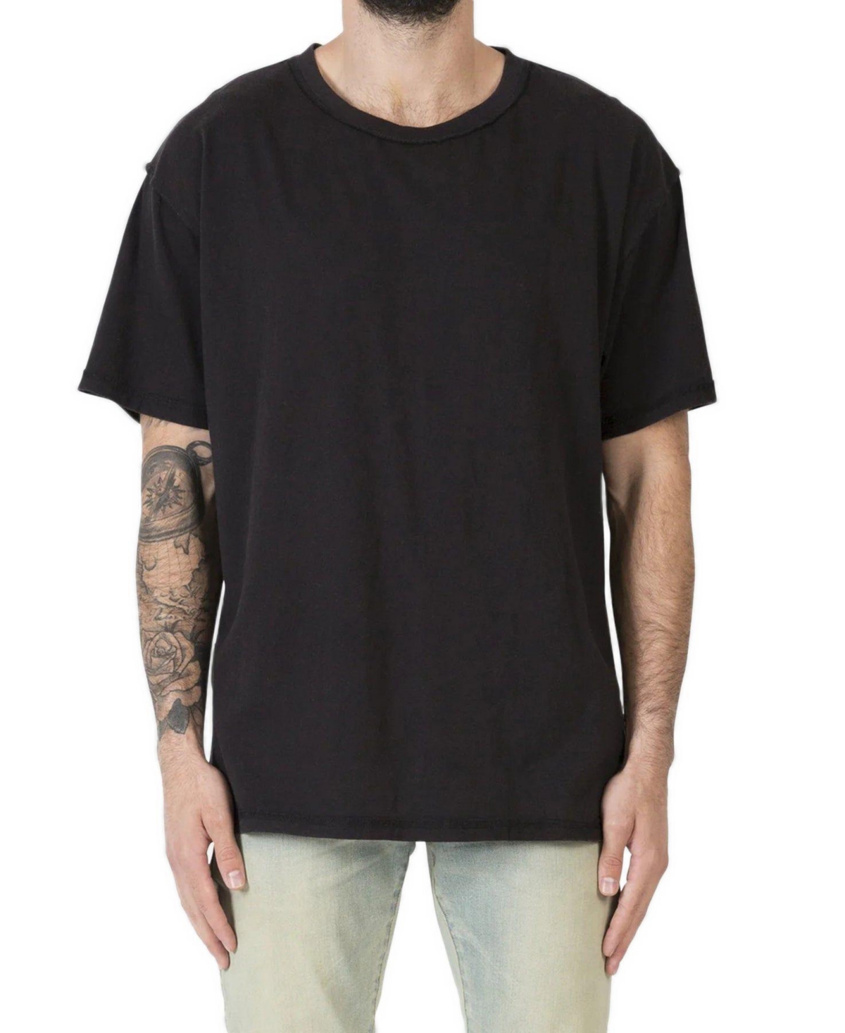 mnml Men's Inside Out Oversized Dropped-Shoulder T-Shirt