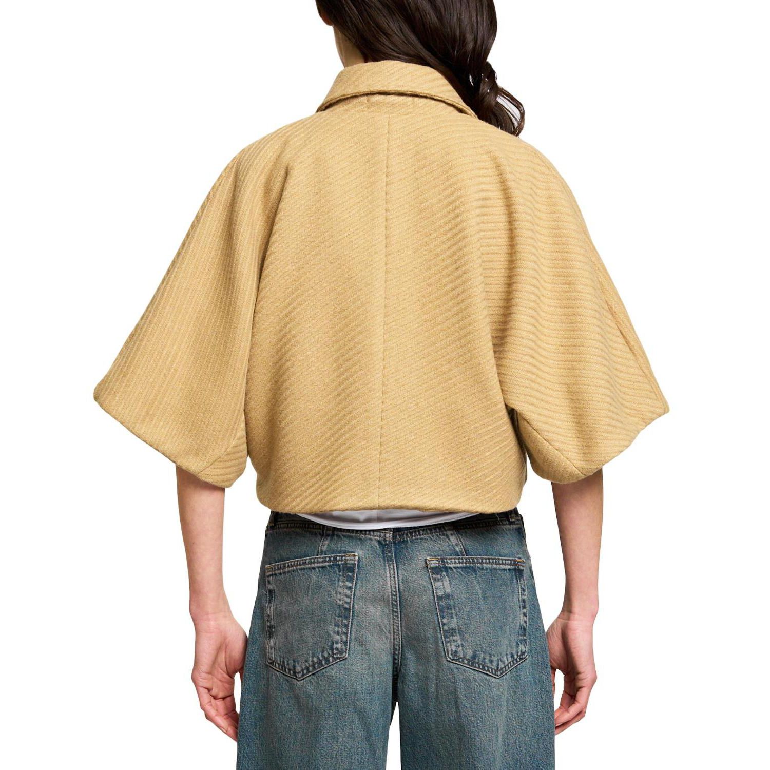 Women's Lyla Cropped Double-Breasted Short-Sleeve Jacket
