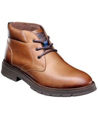 Men's Briggs Plain Toe Chukka Leather Boots
