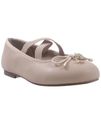 Girls' Felicia Bow-Detail Flats