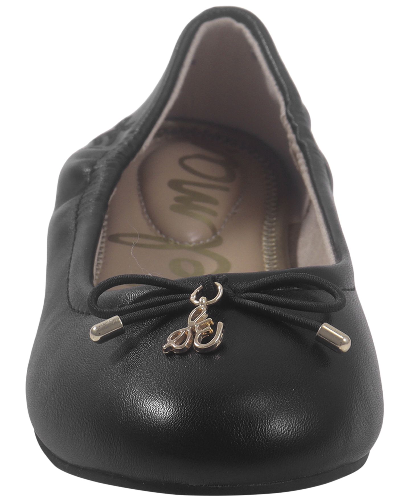 Балетки Sam Edelman Felicia Flex Round Toe Ballet Flats для девочек, цвет: Чёрный — фото 7