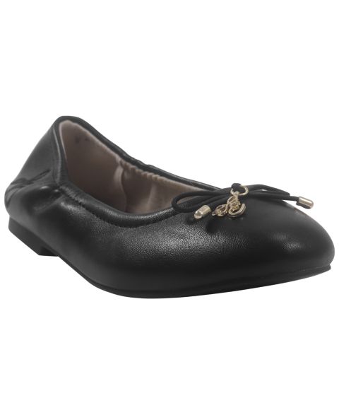 Балетки Sam Edelman Felicia Flex Round Toe Ballet Flats для девочек, цвет: Чёрный