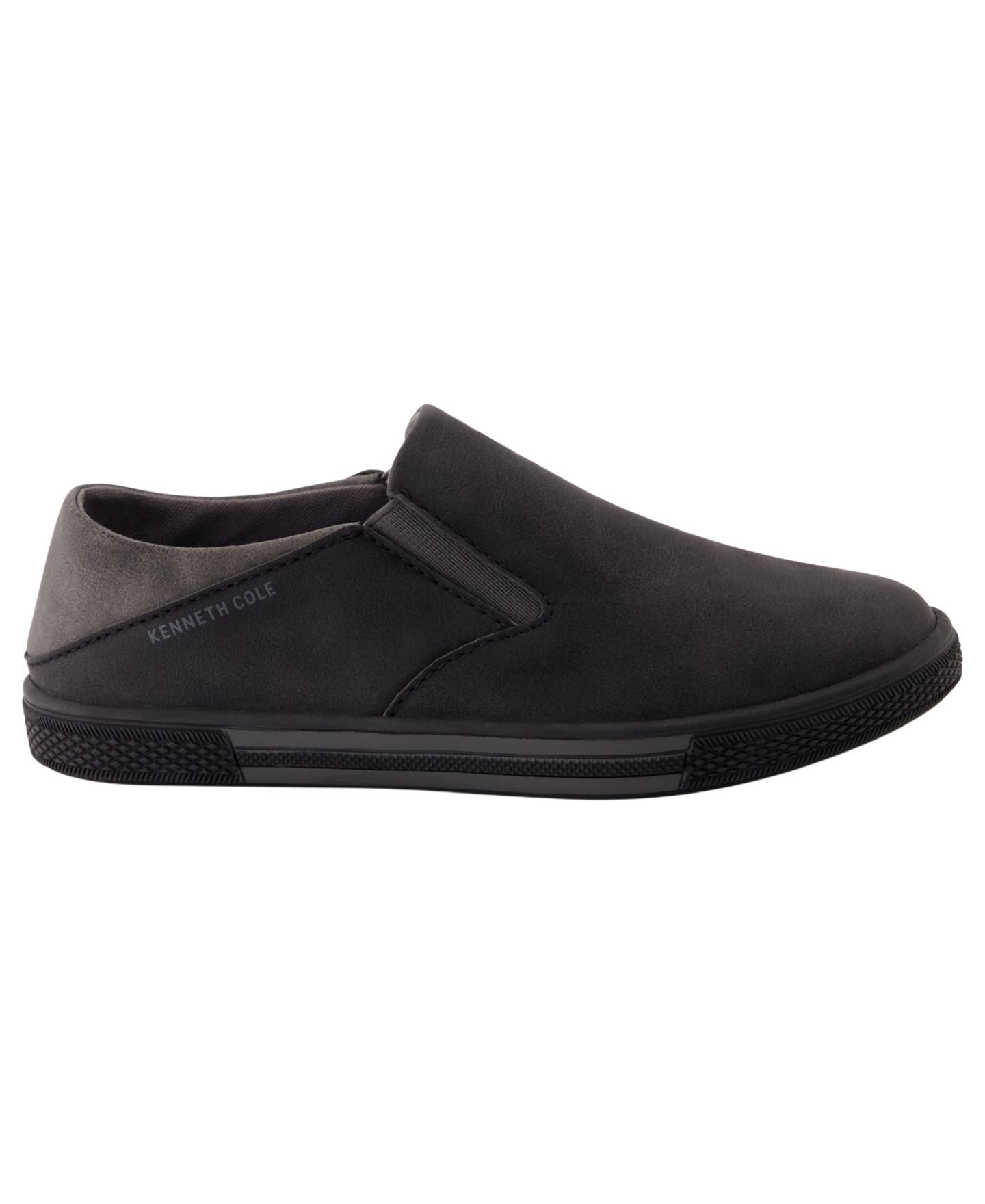 Детские лоферы Kenneth Cole New York Center Liam с круглым носом для мальчиков, цвет: Чёрный / Серый — фото 2