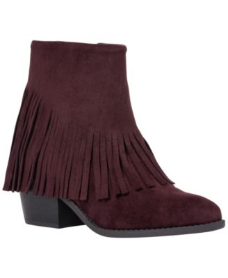Women's Quincy Western Fringe Dress Booties