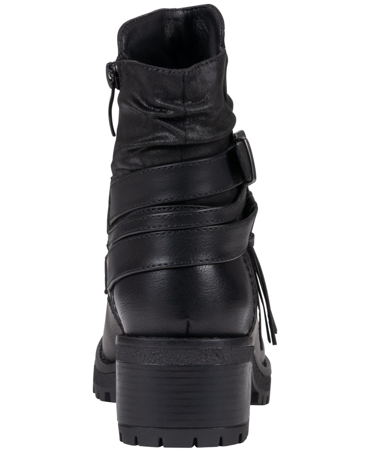 Женские ботинки GC Shoes Pauline Lug Sole Slouchy Booties, цвет: Чёрный — фото 3
