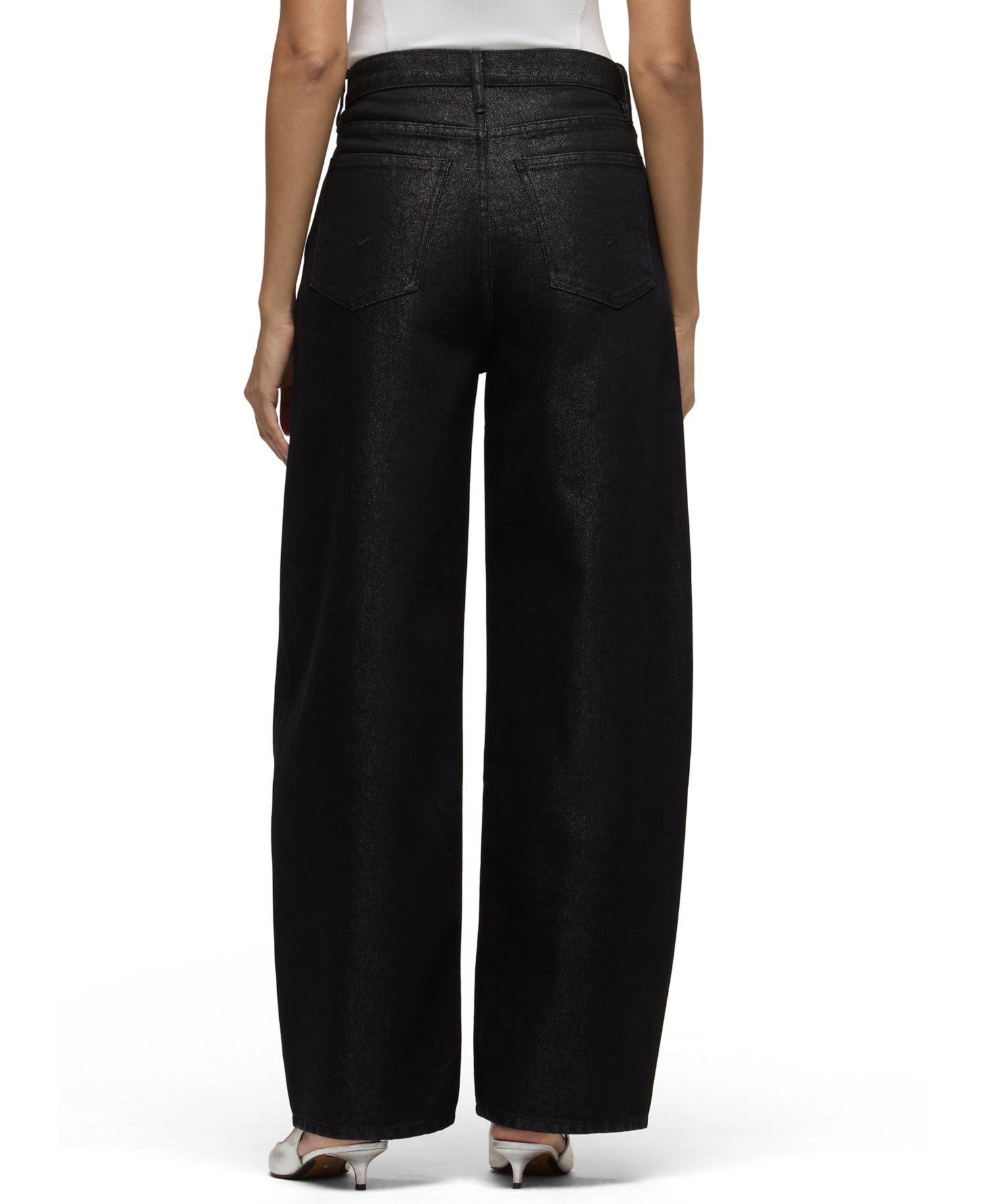 Women's Bailey High-Rise Barrel Wide-Leg Denim Jeans