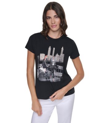 Women's Central Park Steps Conversational Crewneck Short-Sleeve T-Shirt