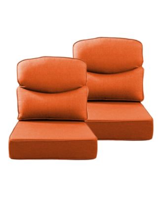 Luxury Smile 24x22x6 Outdoor Cushions, Water Resistant Olefin Deep Seat Cushion for Patio Wicker Chair Sofa