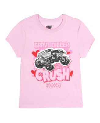 Girls' 4-16 Grave Digger Holiday Jersey T-Shirt
