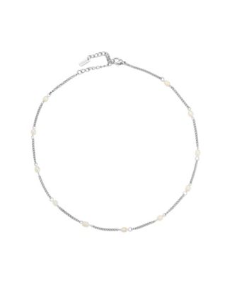 Dainty Gold Pearl Choker