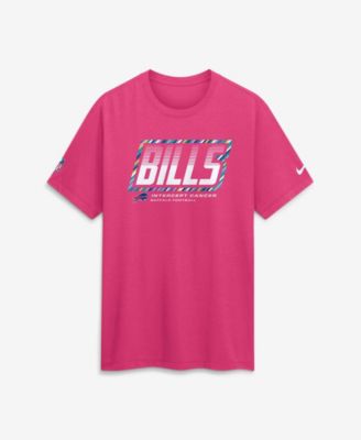 Men's Pink Buffalo Bills 2026 NFL Cruical Catch Sideline Dri-Fit T-Shirt