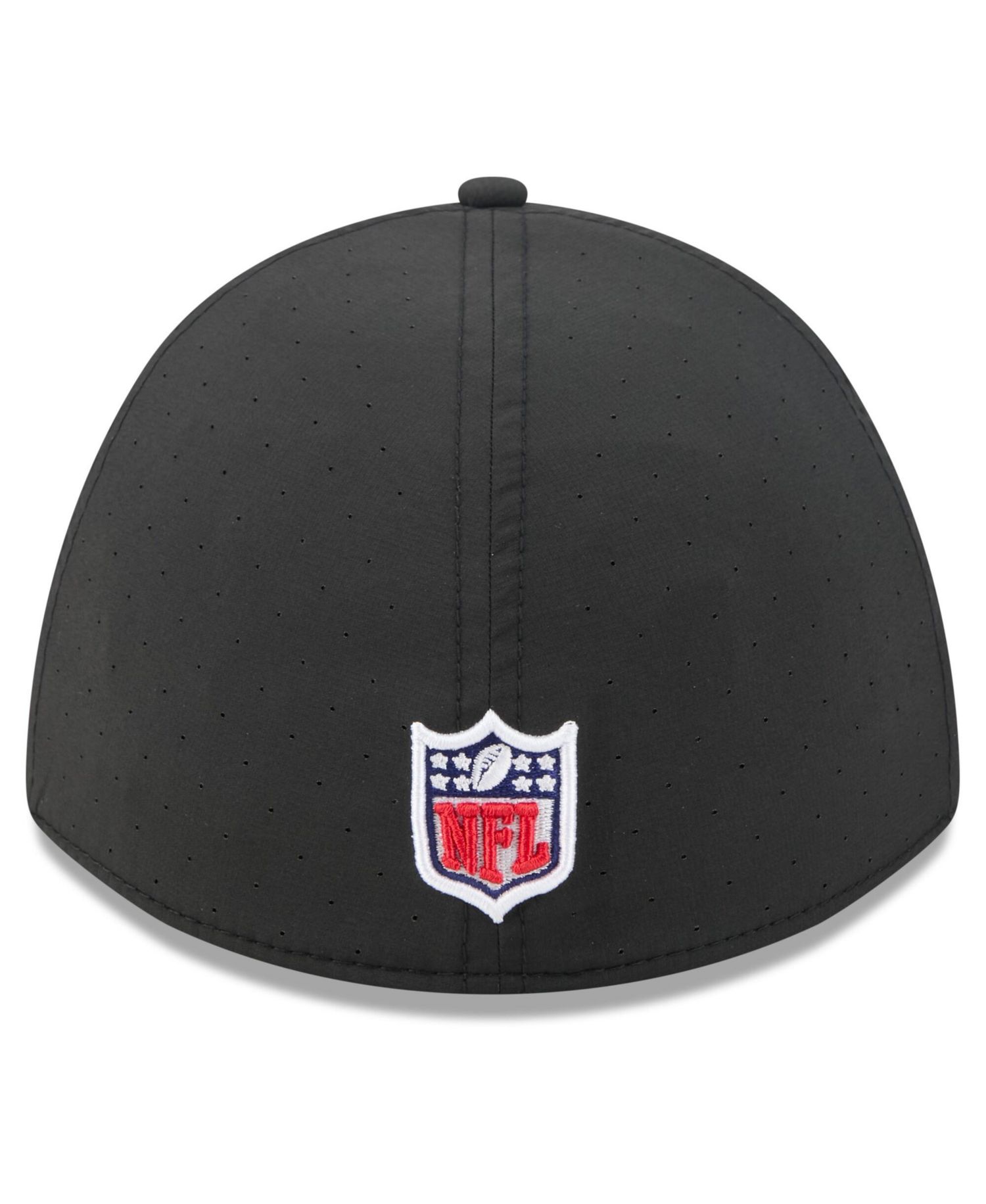 Men's Black Los Angeles Chargers 2026 NFL Cruical Catch 39THIRTY M-Crown Stretch Hat