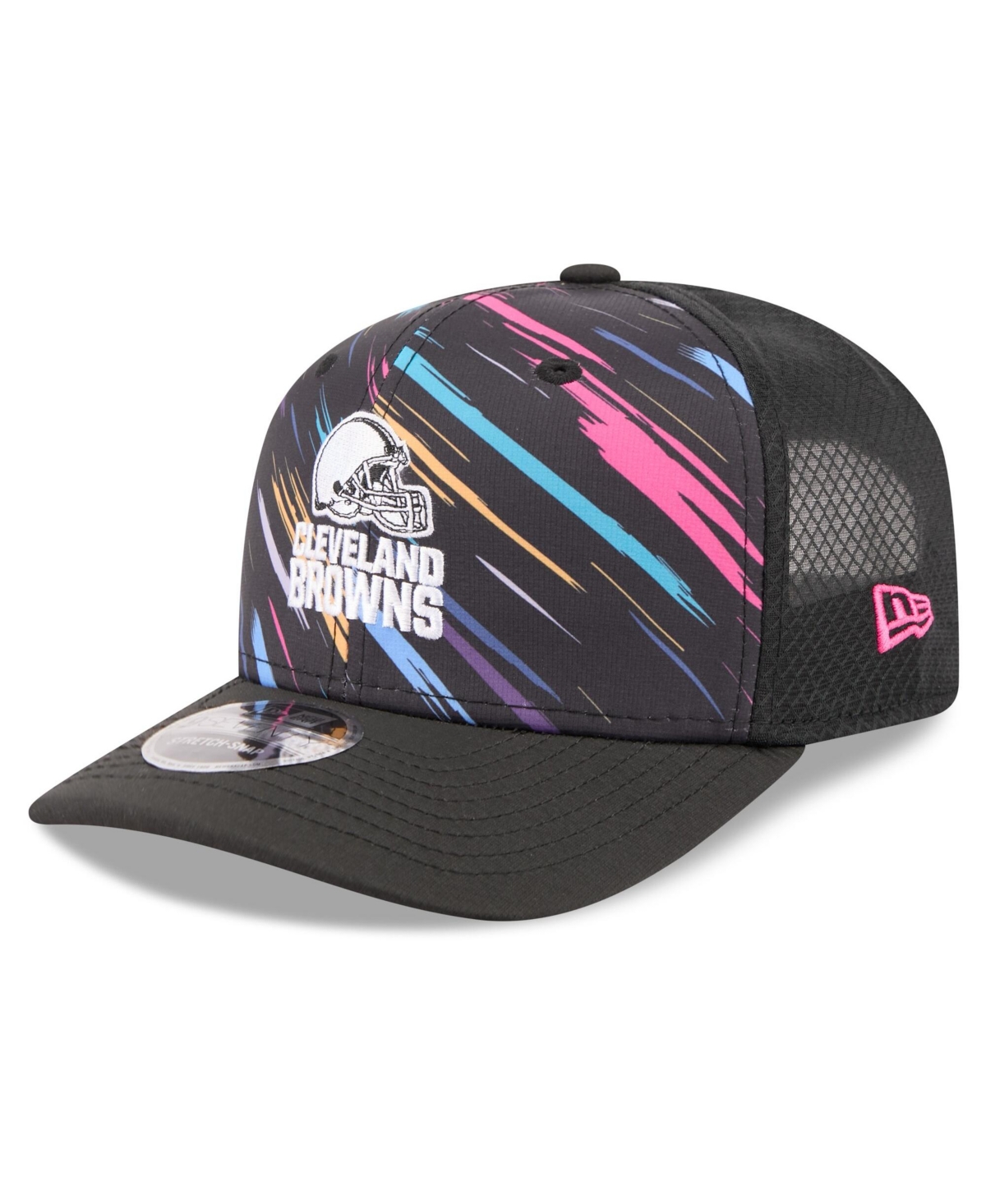 New Era Men's Black Cleveland Browns 2026 Nfl Cruical Catch 9SEVENTY Adjustable Trucker Hat