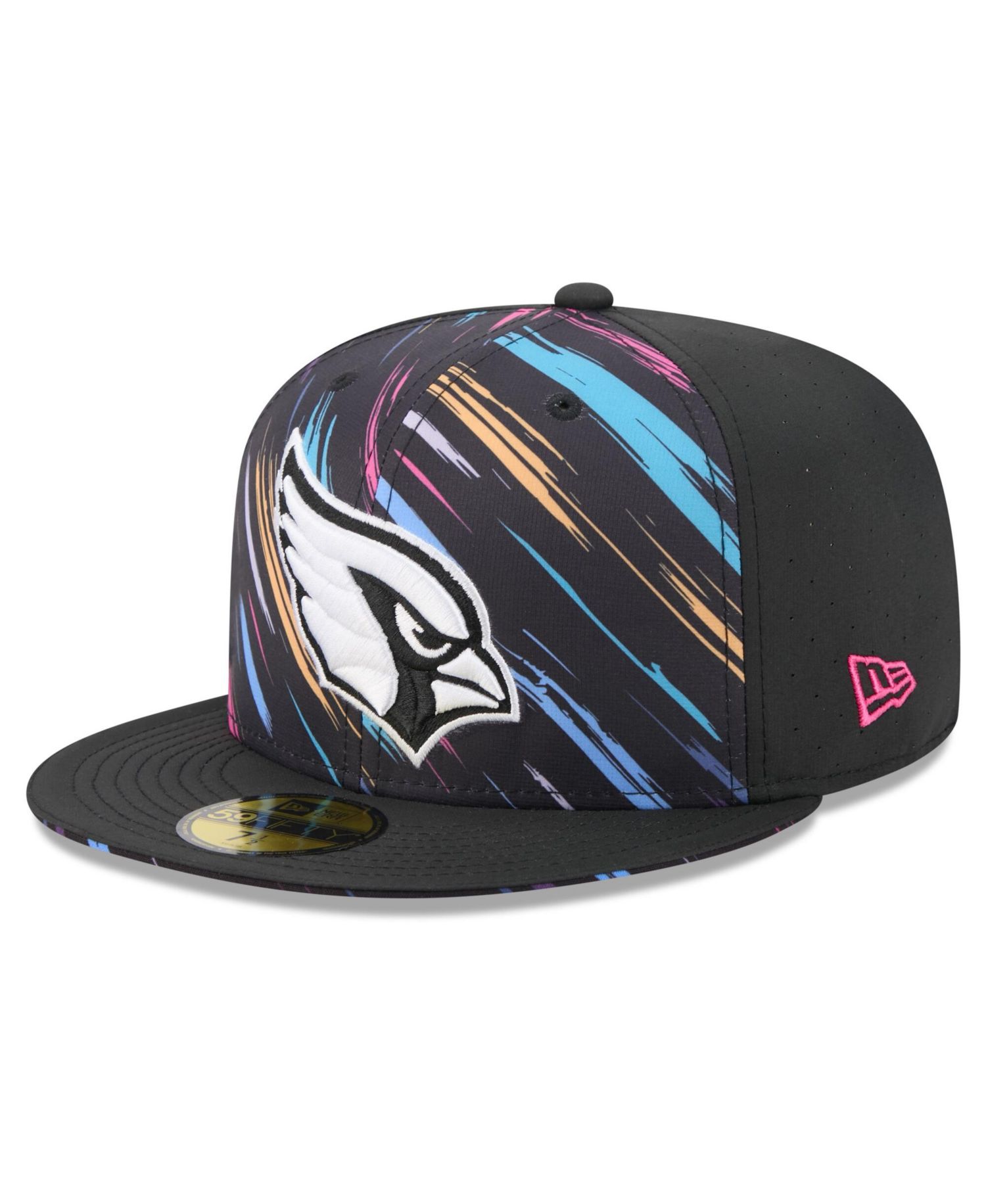 Men's Black Arizona Cardinals 2026 NFL Cruical Catch 59FIFTY Fitted Hat