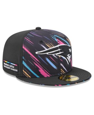 Men's Black New England Patriots 2026 NFL Cruical Catch 59FIFTY Fitted Hat