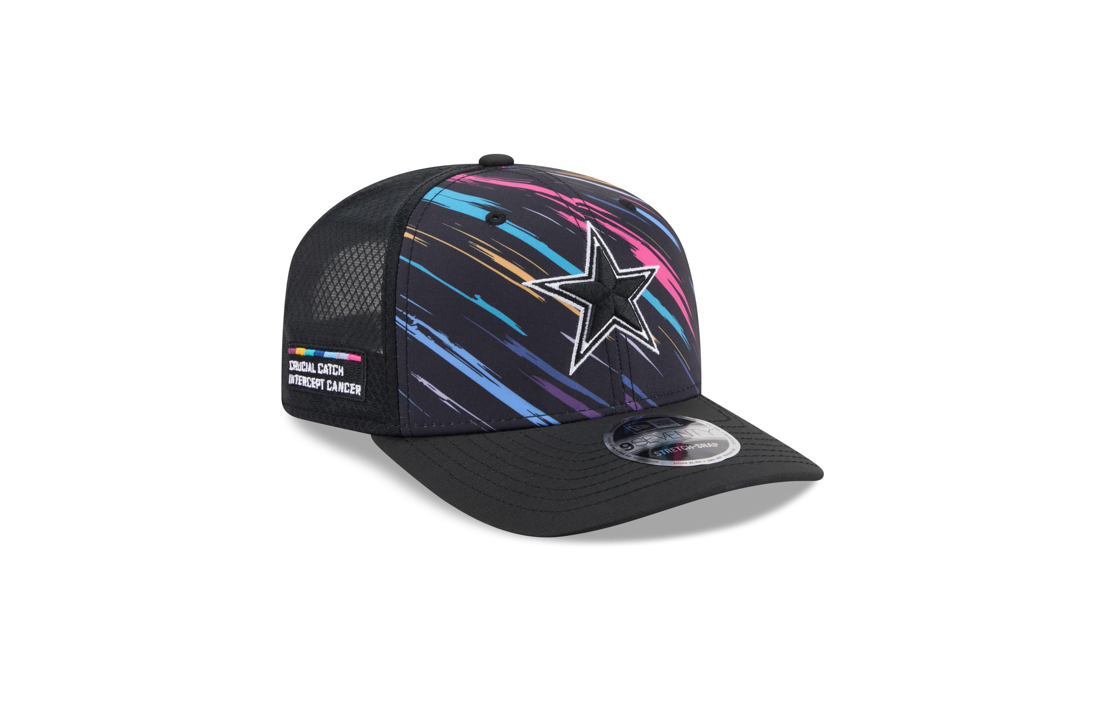 New Era Men's Black Dallas Cowboys 2026 Nfl Cruical Catch 9SEVENTY Adjustable Trucker Hat