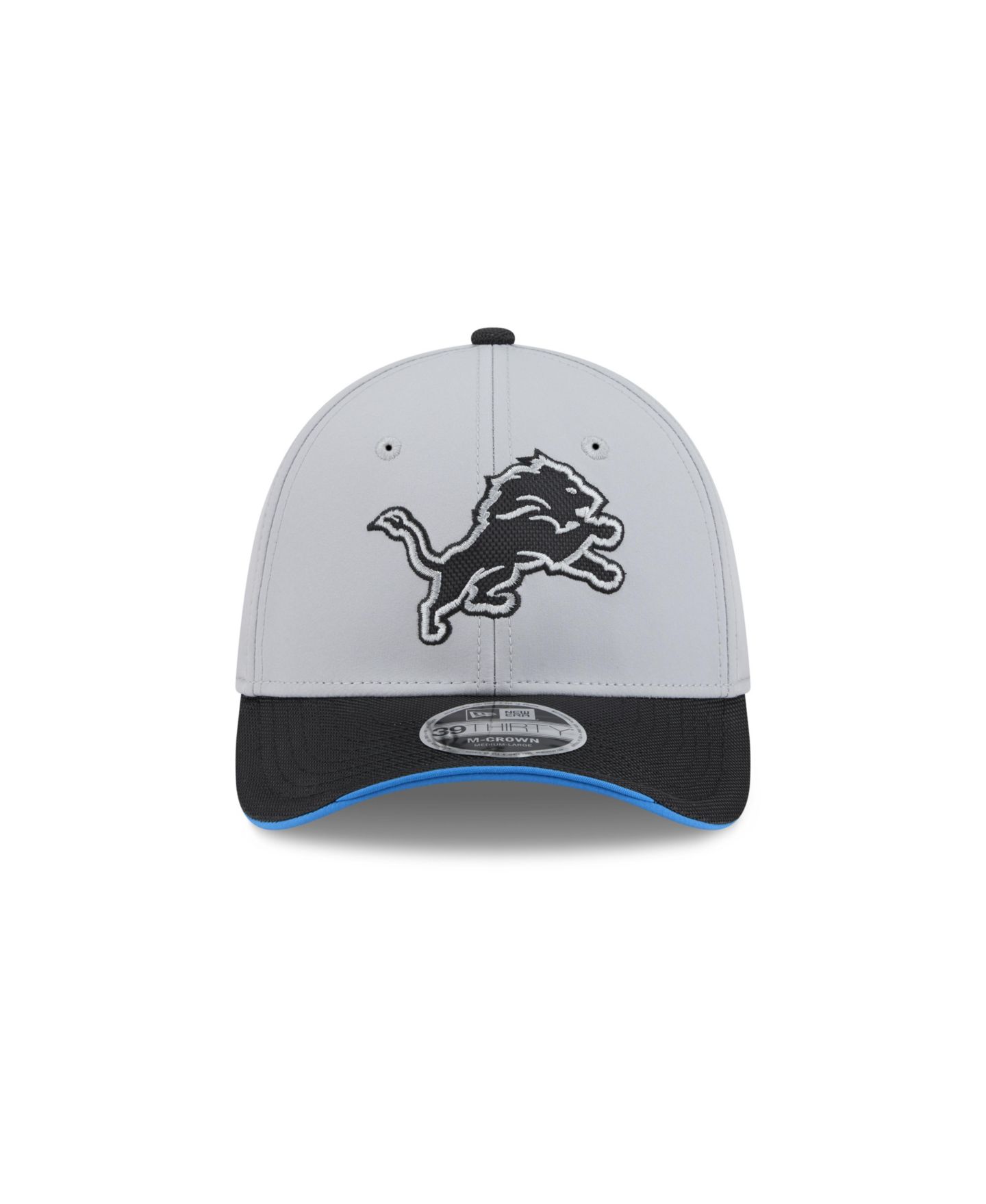 Мужская кепка New Era Blue Detroit Lions 2026 Rivalries Collection 39THIRTY Flex Hat — фото 5