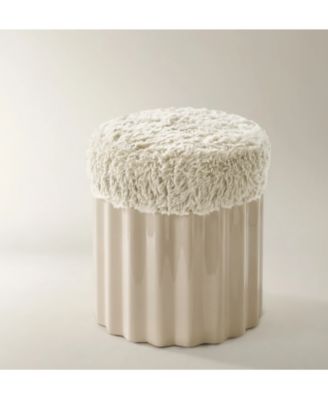 Nia Lacquered Storage Stool