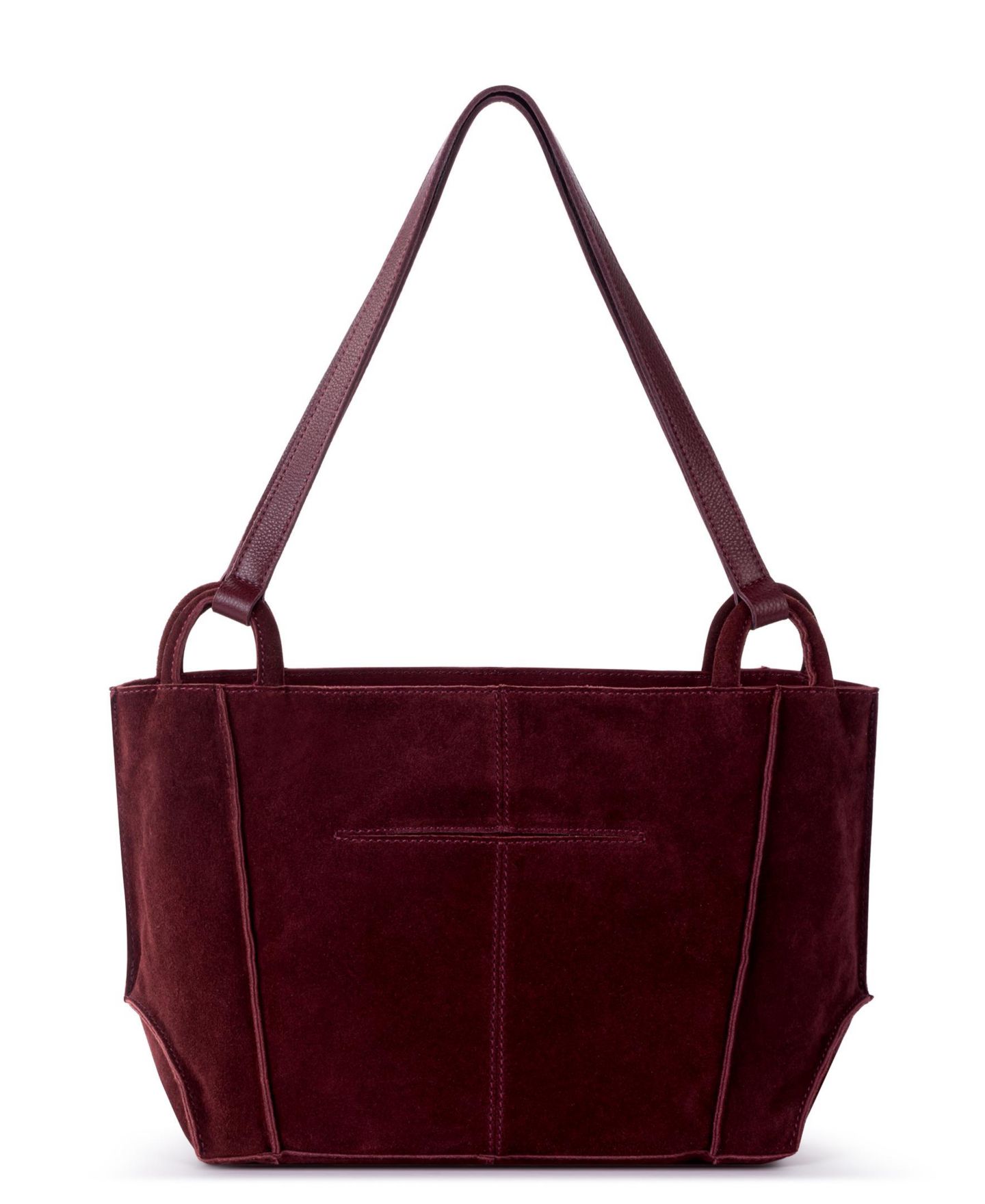 Женская сумка The Sak Los Feliz Medium Leather Zipper Satchel Handbag, цвет: Чёрный вишнёвый — фото 2