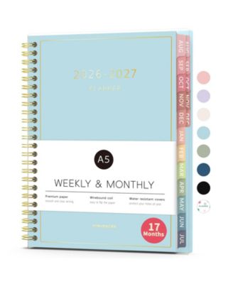 17 Month Academic Planner Weekly Monthly Calendar For School Students Teachers