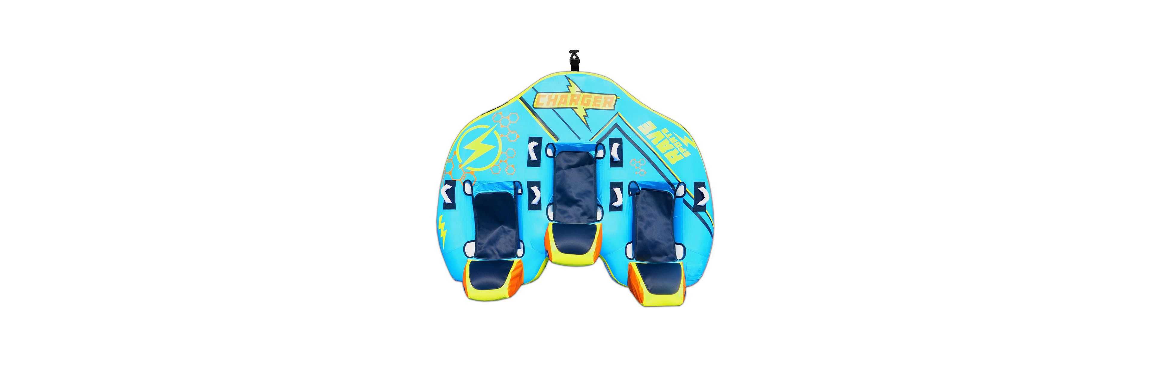 Rave Charger 3 Rider Sit-on-Top Hammock-Seat Tube, Ages 12+
