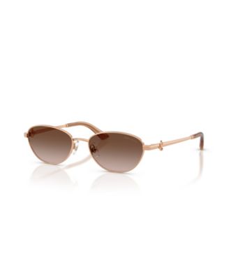 Women's Oval Brown Gradient Sunglasses JC4032BD