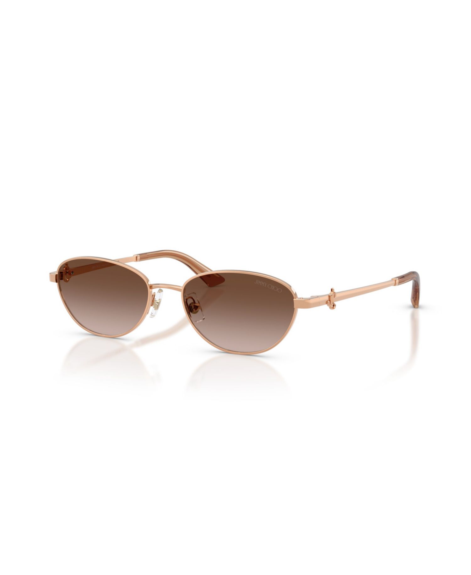 Women's Oval Brown Gradient Sunglasses JC4032BD
