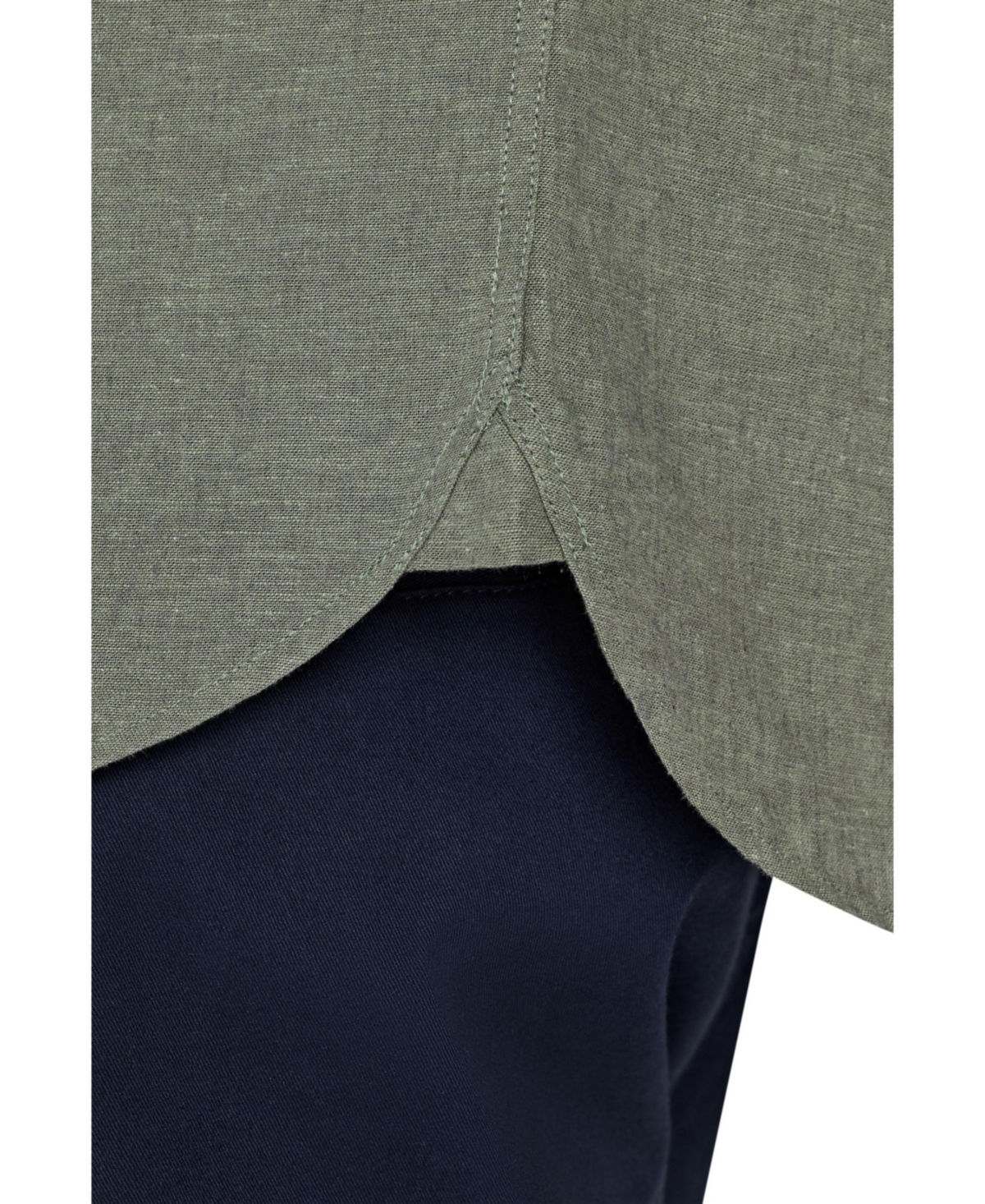 Raging Bull Men's Classic Long-Sleeve Linen-Blend Shirt