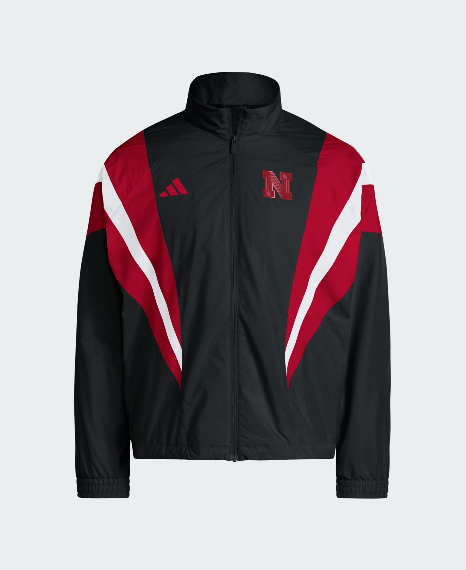Men's Black Nebraska Huskers Our Red Burns Brighter Full-Zip Track Jacket
