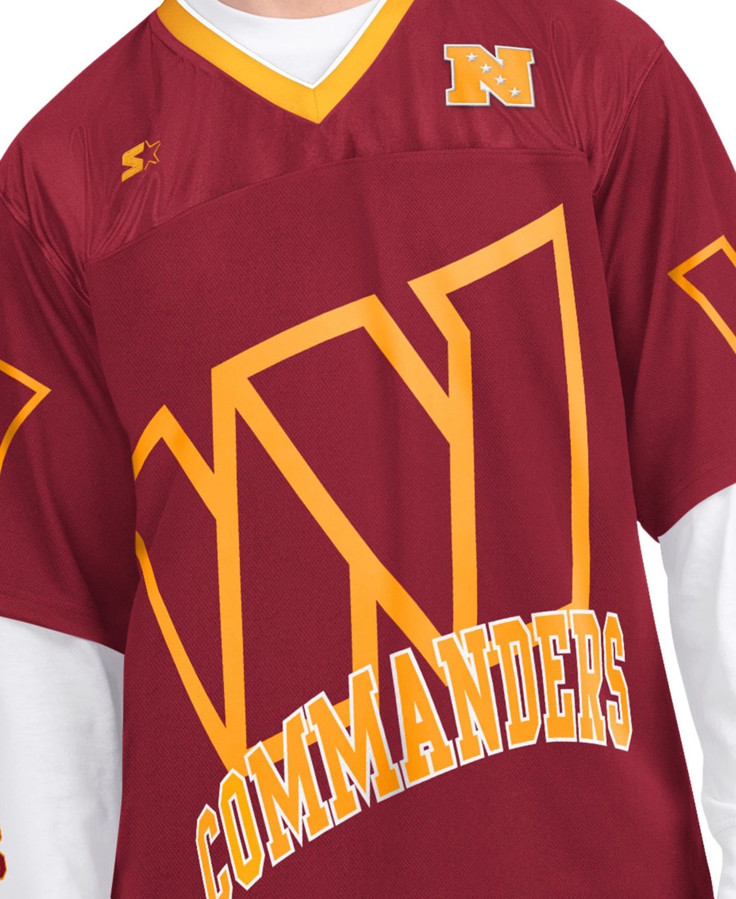 Men's Burgundy/White Washington Commanders Short Sleeve & Long Sleeve T-Shirt Combo Pack