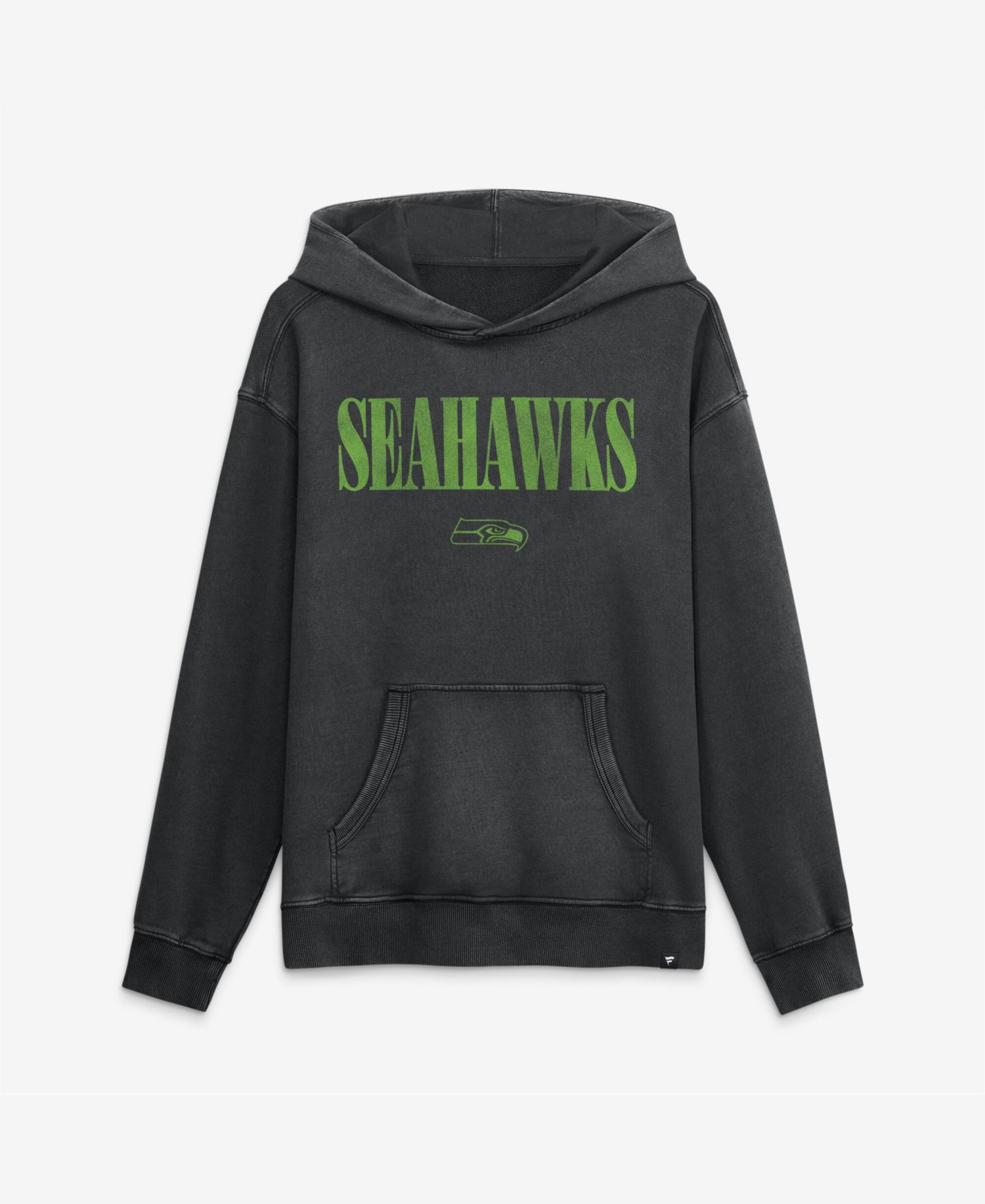 Men's Black Seattle Seahawks Relaxed Intense Rivalry French Terry Hoodie