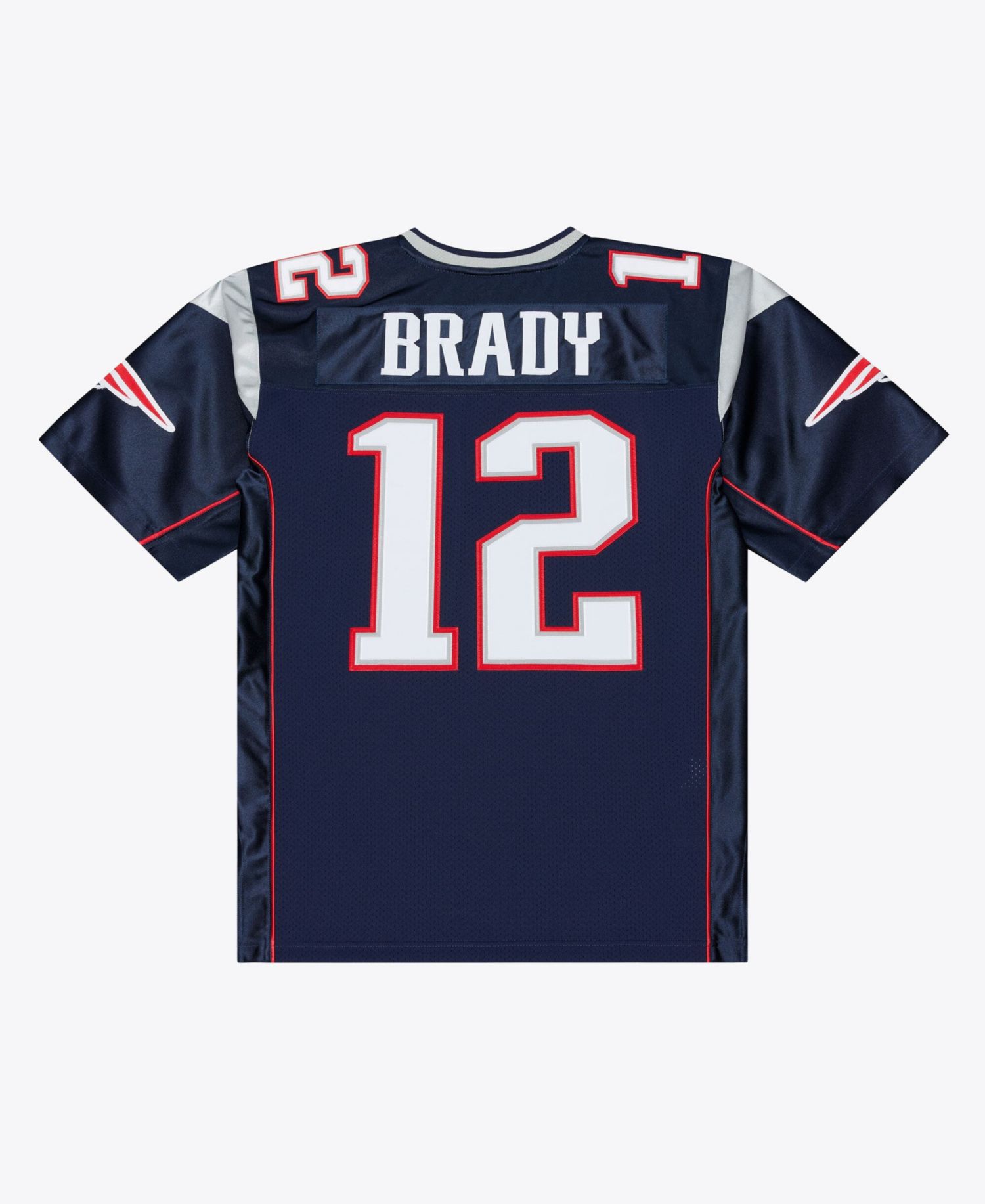 Men's Tom Brady Navy New England Patriots Super Bowl XXXVI Authentic Throwback Jersey