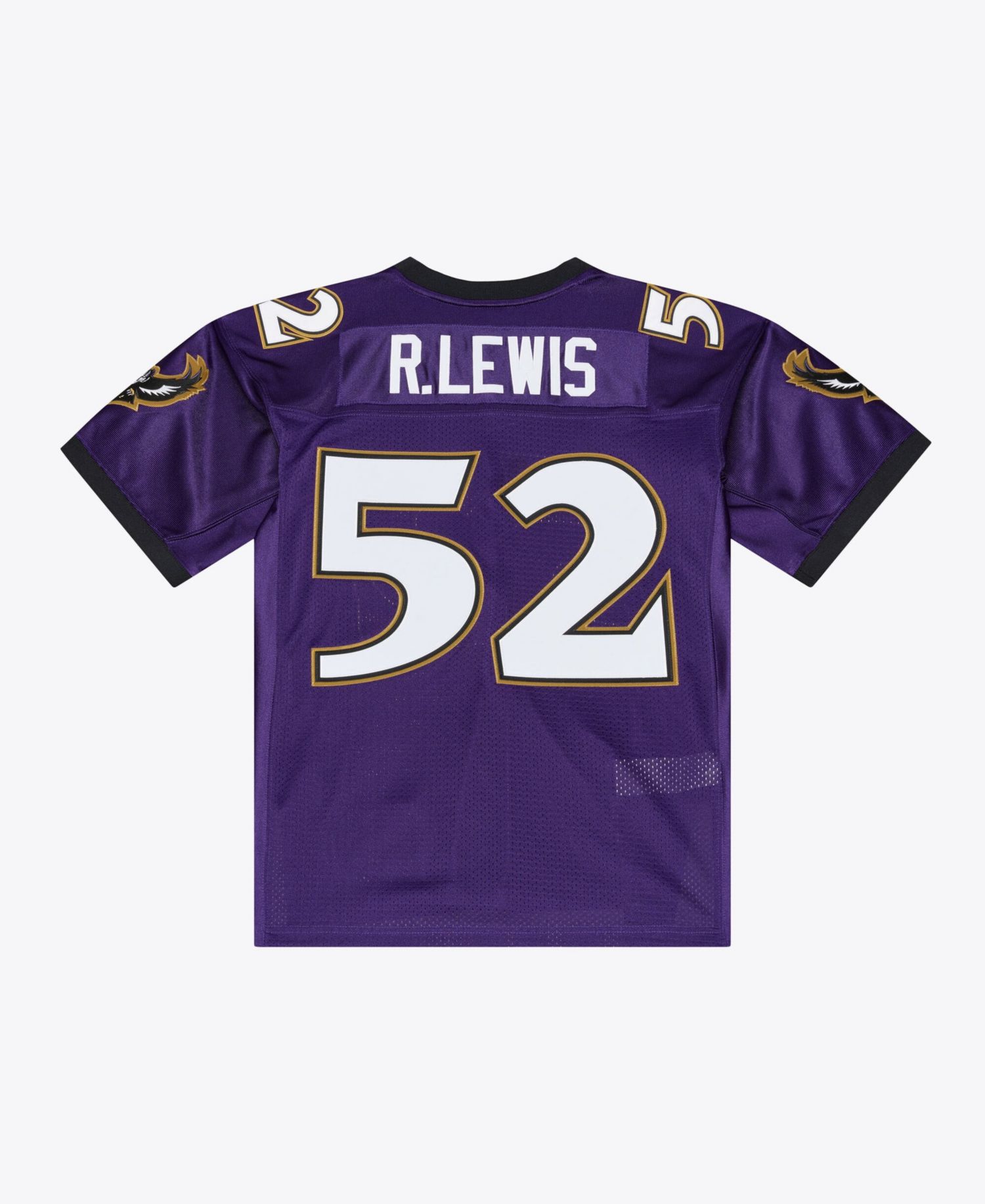 Men's Ray Lewis Purple Baltimore Ravens 1996 Authentic Throwback Jersey