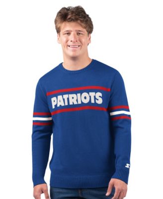 Men's Royal New England Patriots Player Sweater