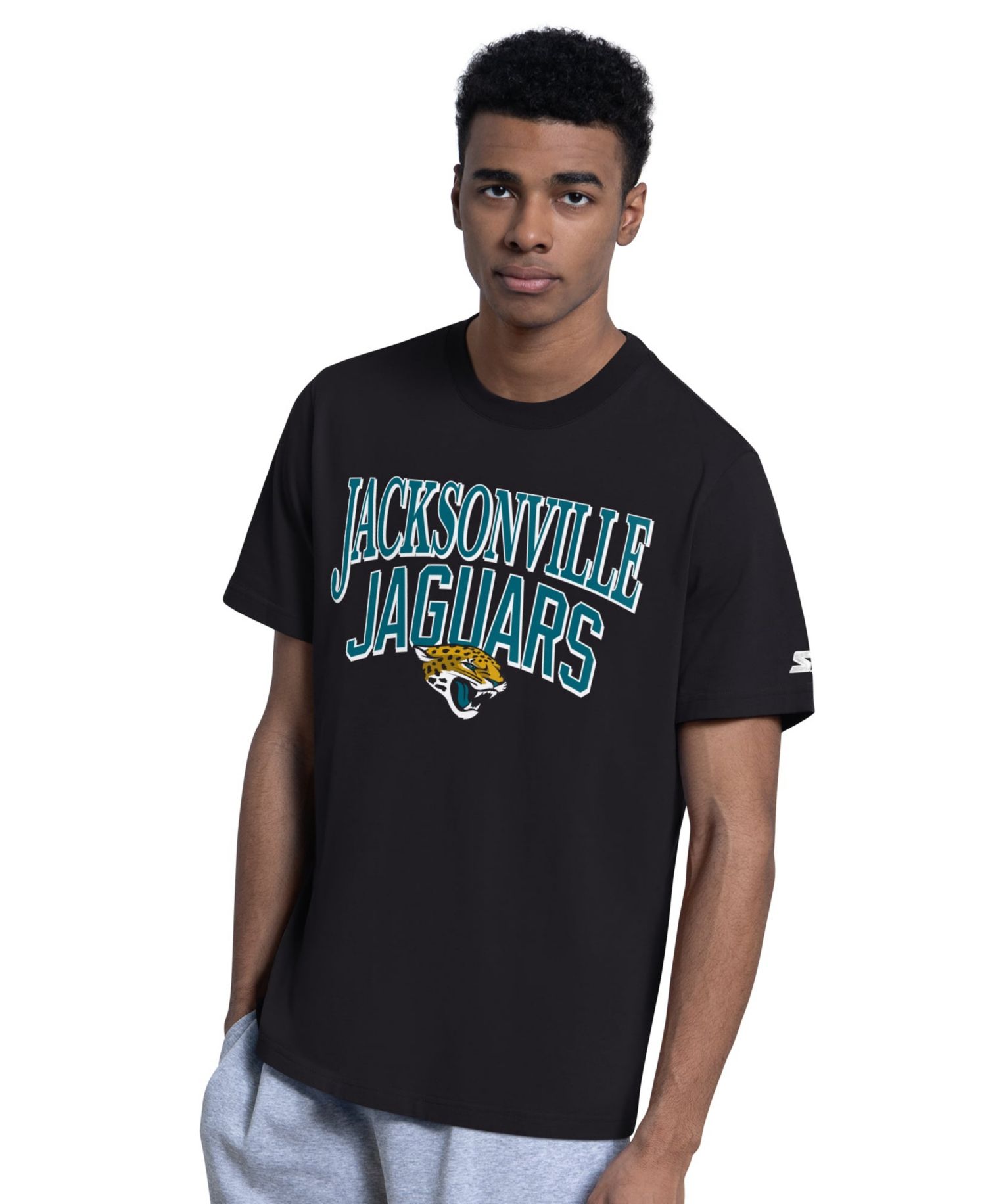 Men's Black/Heather Gray Jacksonville Jaguars Two-Pack Logo T-Shirt Set