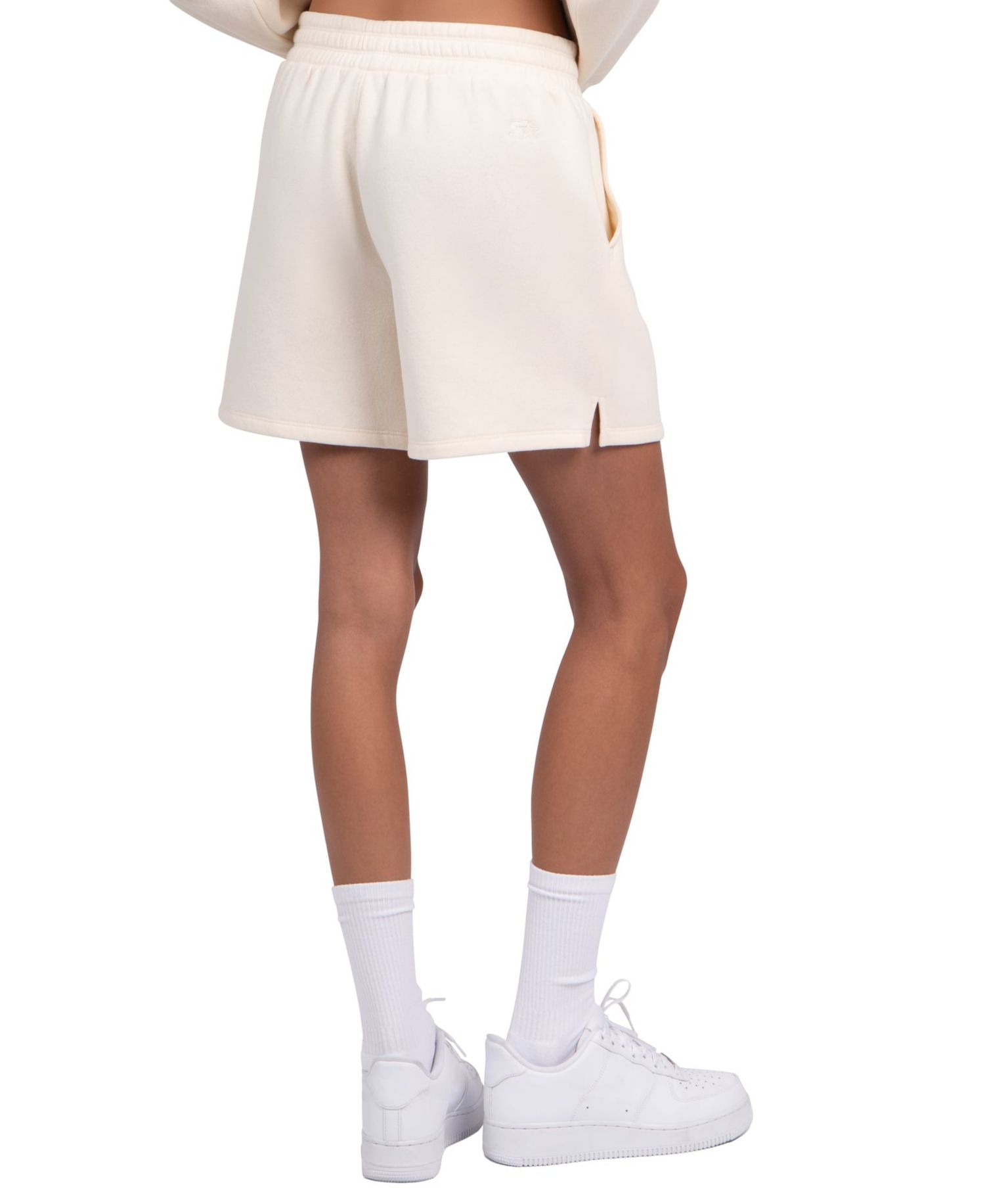 Women's Cream Minnesota Vikings Travel Pastels Fleece Short