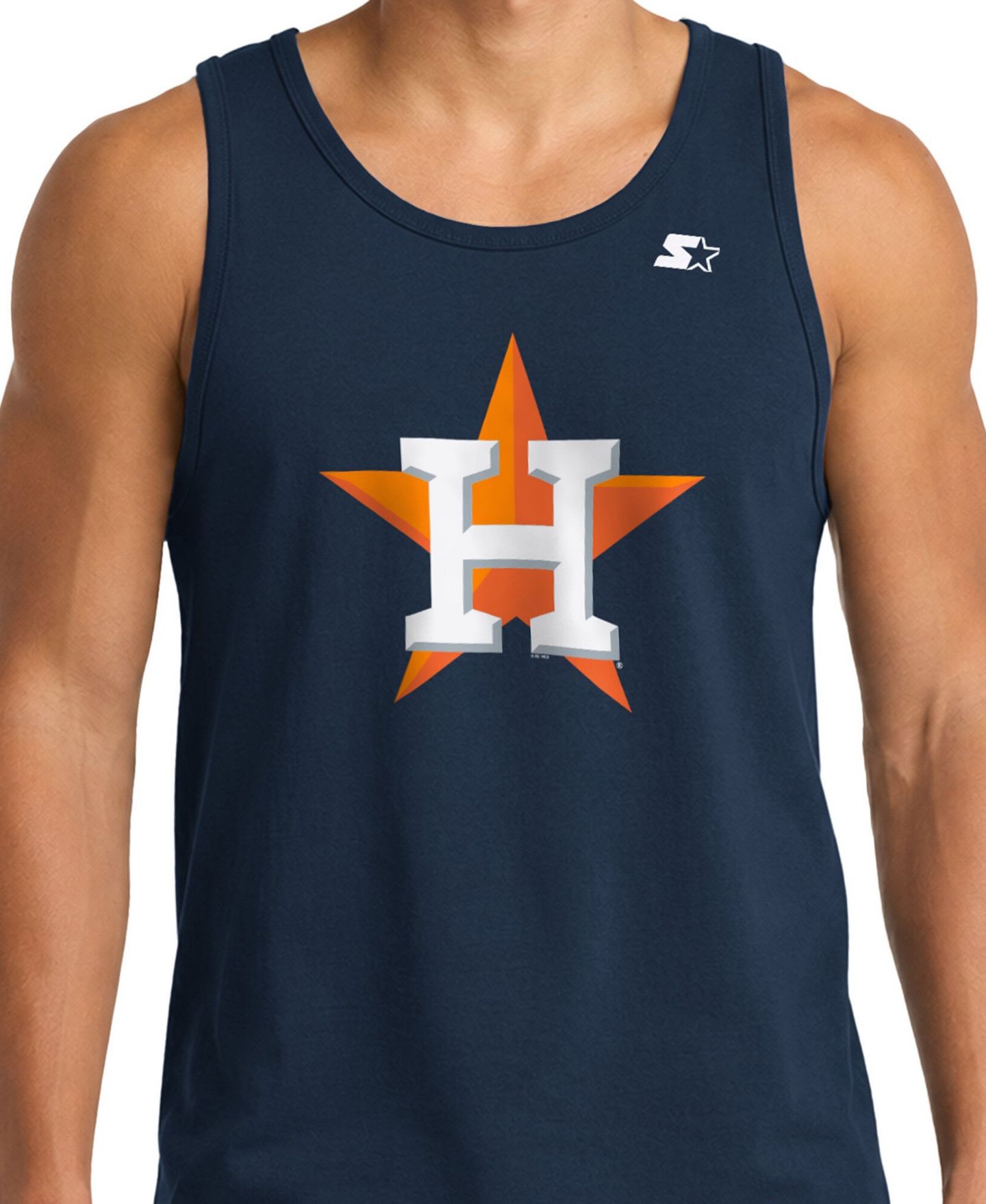 Мужской топ Starter Navy Houston Astros — фото 3