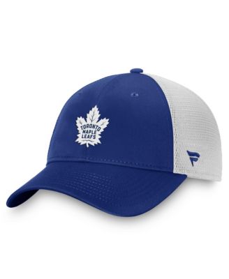 Men's Blue/White Toronto Maple Leafs Core Primary Logo Trucker Adjustable Hat