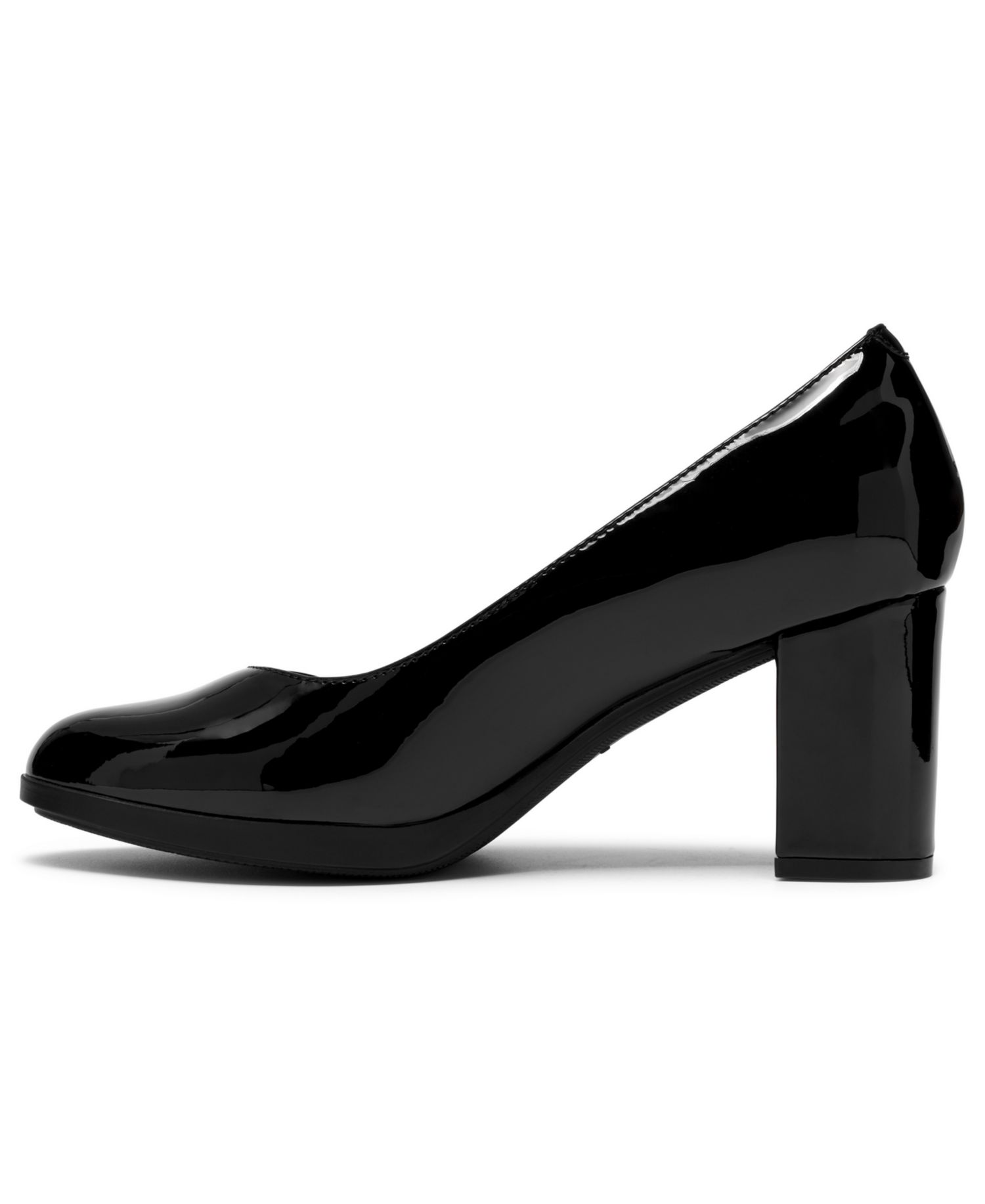 Women's Bayla Rae Block-Heel Round-Toe Comfort Pumps