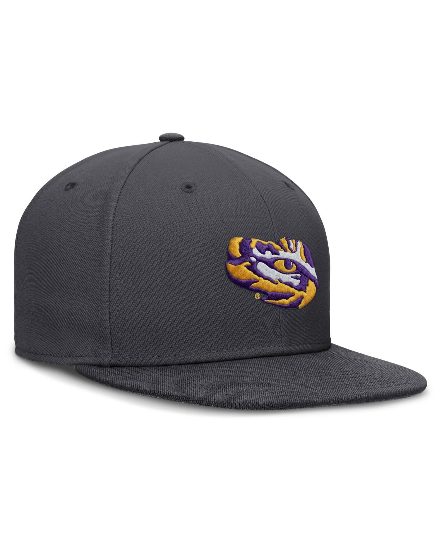 Men's Anthracite LSU Tigers Pro Dri-FIT Fitted Hat