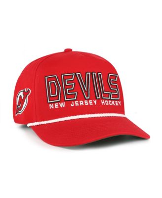 Men's '47 Red New Jersey Devils Byline Hitch Adjustable Hat